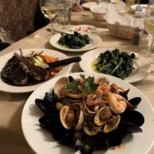 oysters and mussels, food, shellfish, mussels, oysters