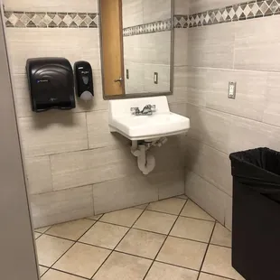 Ladies room was very clean and well-maintained