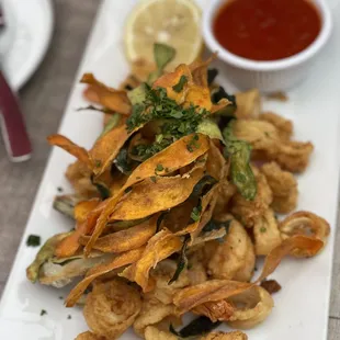 a plate of food