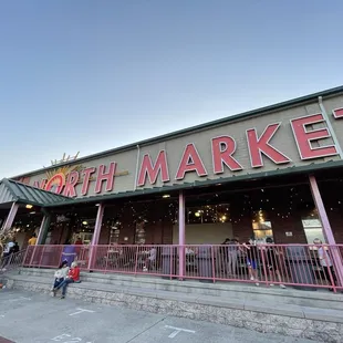 the entrance to the north market