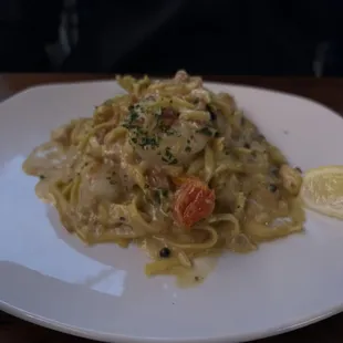 Shrimp & Crab Carbonara