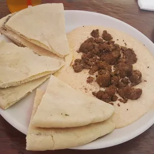 Homemade Pita &amp; Hummus