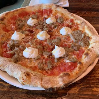 Meatball Pizza
