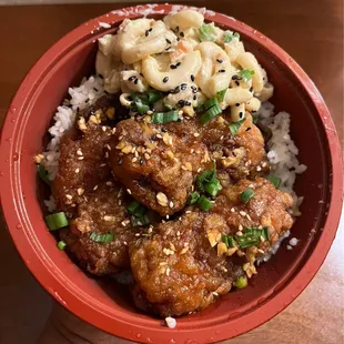 Garlic Fried Chicken Bowl