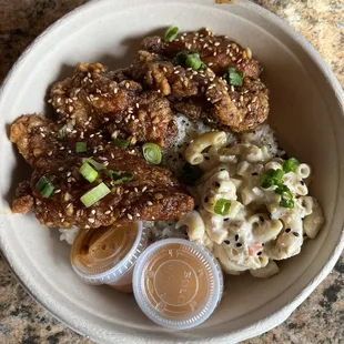 Garlic Fried Chicken Bowl