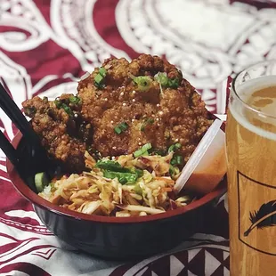Garlic Fried Chicken

#garlicchicken #friedchicken #garlicsauce #rice #hawaiian #hawaiianfusion #asian #foodie #foodtruck