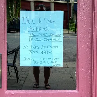 Sad no one wants to work...