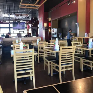 sushi and sashimi, interior