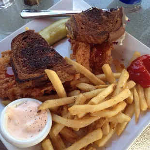 Grouper Reuben Sandwich