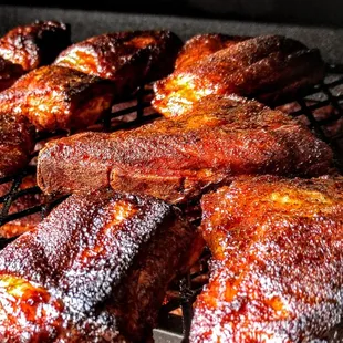 bbq ribs, ribs, food