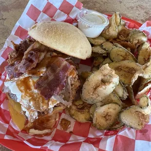 &quot;Since you&apos;ve been gone&quot; flash special with bacon and fried pickles.