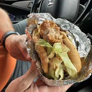 BOY chicken sandwich - it had their own sauce and I really like it!