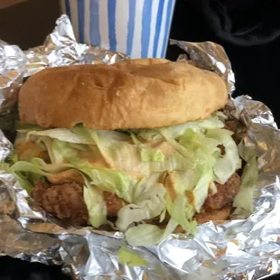 Fire Chicken Sandwich!