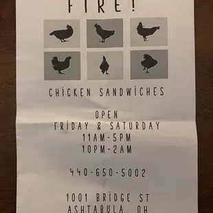 Hours and location