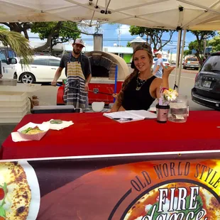 What a good looking team (Chef Shannon And Alex) keeping it real!