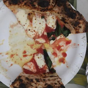 Margherita pizza - so good I forgot to take a picture before we started eating.