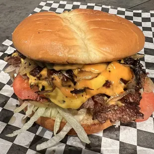 Oklahoma Onion SmashBurger Deluxe