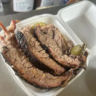 Sliced beef No bbq sauce needed!