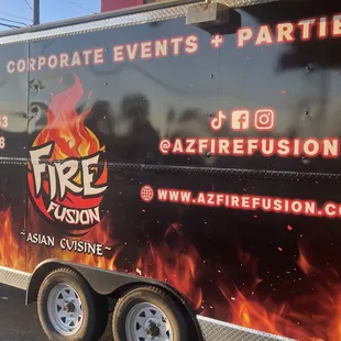 a trailer for a corporate event