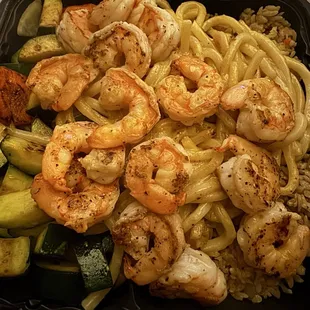 Shrimp Noodles Plate