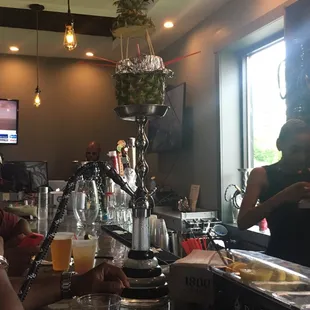 interior, sushi and sashimi