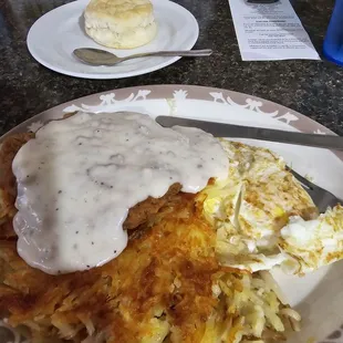 Chicken Fried Steak breakfast