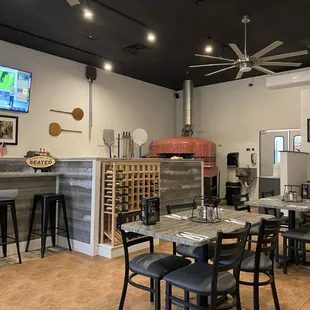 in The Bricks  oven with sitting area