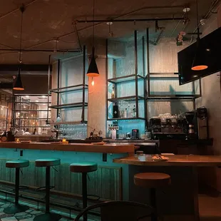 Bar area inside