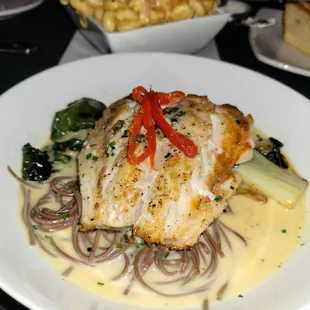 a plate of food on a table