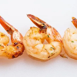 Grilled Shrimp plate with chimichurri sauce
