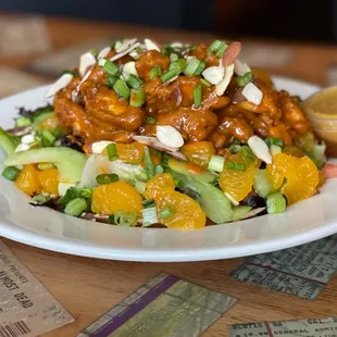 Chicken Spicy Peanut Chicken Tender Salad