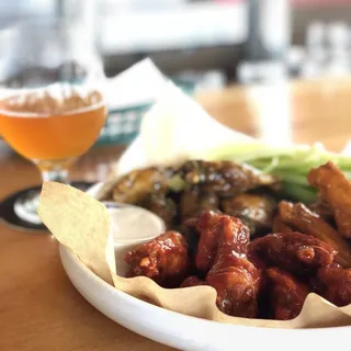 Homemade Blue Cheese Stuffed Fried Mushrooms