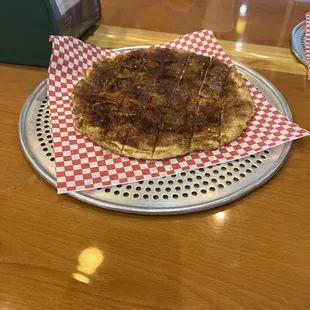 Cinnamon pizza