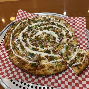 Chicken Tikka Masala Pizza