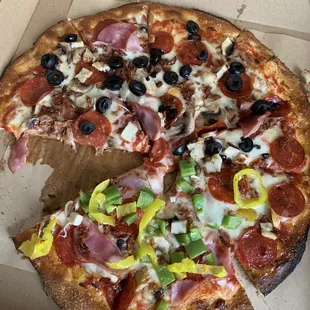 Half and half 14" pizza