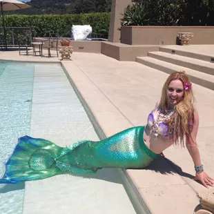 Mermaid Poolside