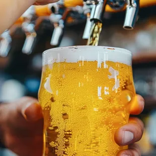 50 variations of draft beers. Pour yourself one and try them all!