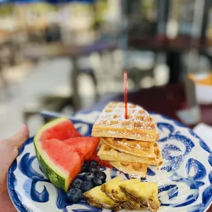 Waffles &amp; Fruit