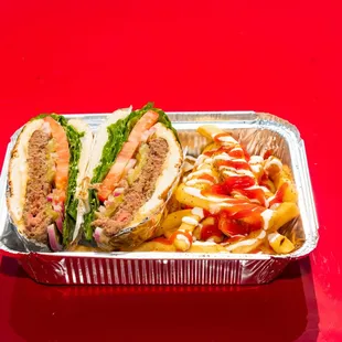 food, burgers