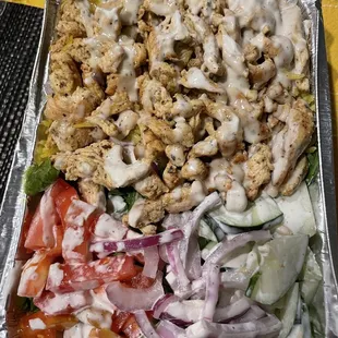 Chicken Shawarma over Rice
