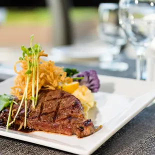 steak, food