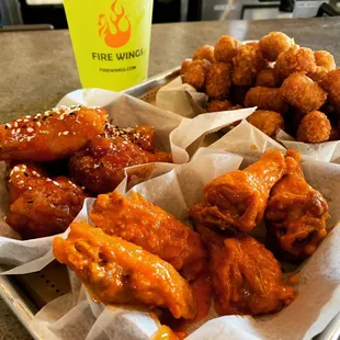 There&apos;s no sense in telling me The wisdom of the fool won&apos;t set you free  8 Wing Fire &amp; Korean Kick  Combo w/ tots from #firewings