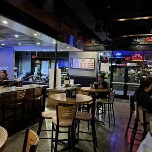 interior, sushi and sashimi