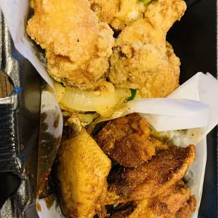 8 piece wings - salt and pepper wings, cali rub wings