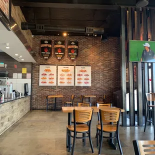 the interior of a restaurant