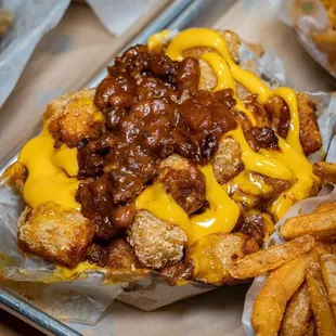 Chili Cheese Tater Tots