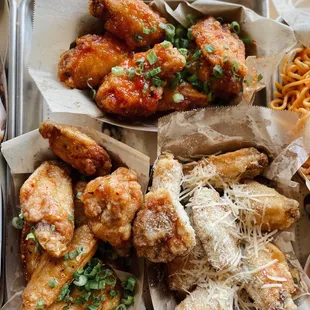 Saigon street (top) // Thai chili // garlic parmesan
