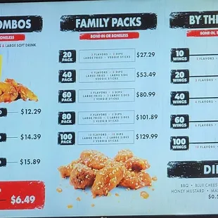 Menu 6 PC COMBO 8 PC COMBO 10 PC COMBO 20 PACK 40 PACK 60 PACK 80 PACK 100 PACK 10 PIECES 20 PIECES 40 PIECES 60 PIECES 100 PIECES