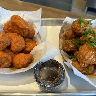 Buffalo and Thai spicy .