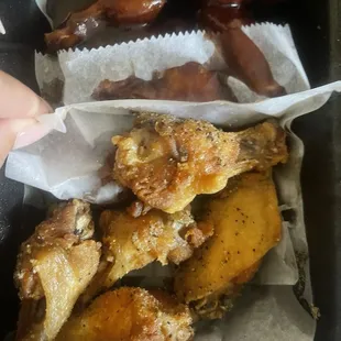 10 WING COMBO lemon pepper and BBQ